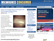 Tablet Screenshot of milwaukeeconsumer.com